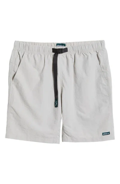 Afield Out Sierra Belted Climbing Shorts In Gray