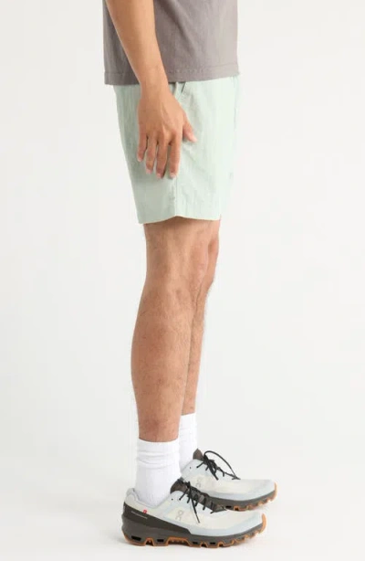 Afield Out Sierra Belted Climbing Shorts In Green
