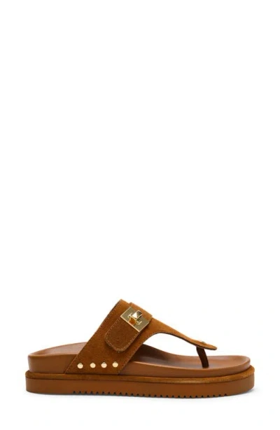 Steve Madden Women's Thona Hooded Lug-sole Footbed Sandals In Brown