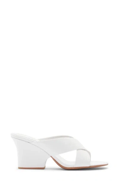 Jeffrey Campbell Tetra Slide Sandal In White