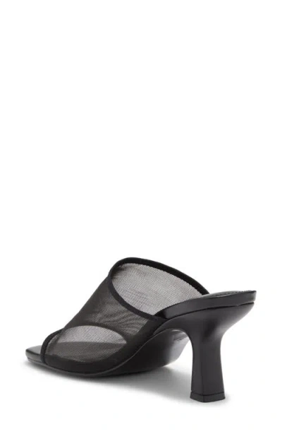 Steve Madden Gleam Mesh Sandal In Black