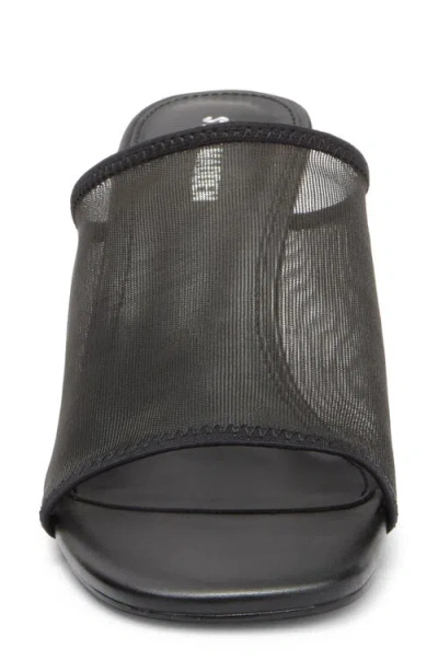 Steve Madden Gleam Mesh Sandal In Black