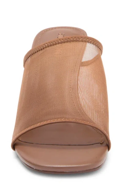 Steve Madden Gleam Mesh Sandal In Brown