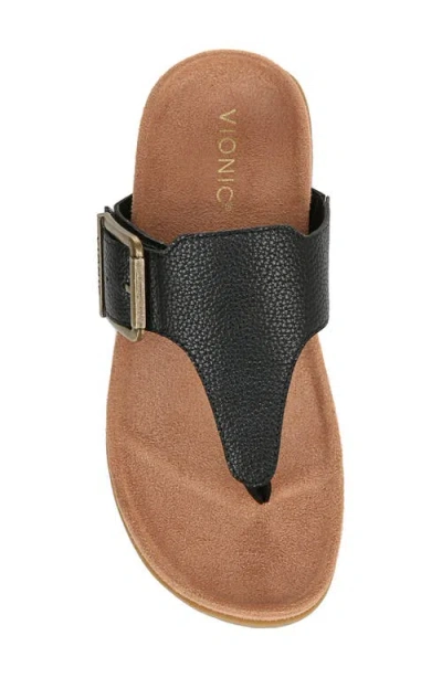 Vionic Emma Flip Flop In Black