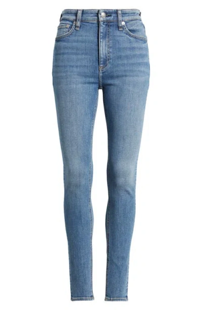Rag & Bone Flexi Nina High-rise Skinny Jeans In Blue