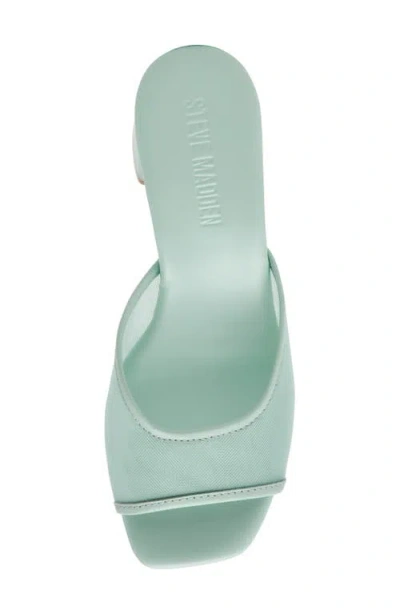 Steve Madden Madame Block Heel Sandal In Green
