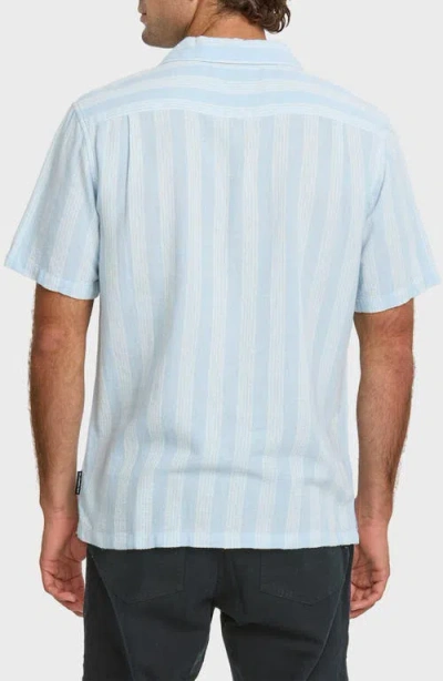 Quiksilver Nightfall Island Camp Shirt In Blue