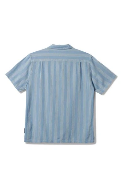 Quiksilver Nightfall Island Camp Shirt In Blue