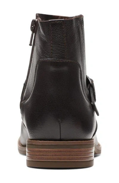 Clarks Camzin Loop Leather Boot In Black