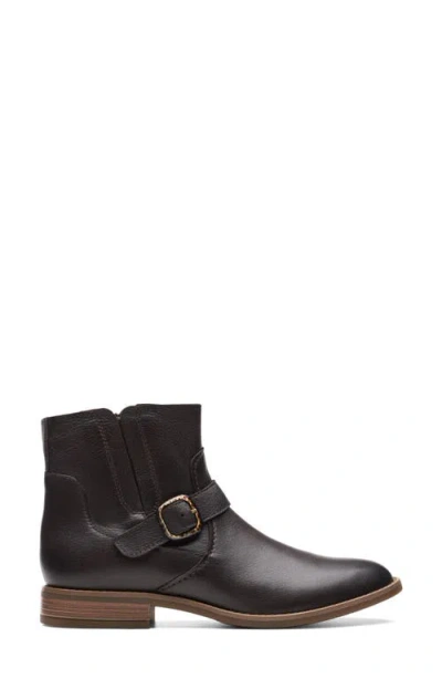 Clarks Camzin Loop Leather Boot In Black