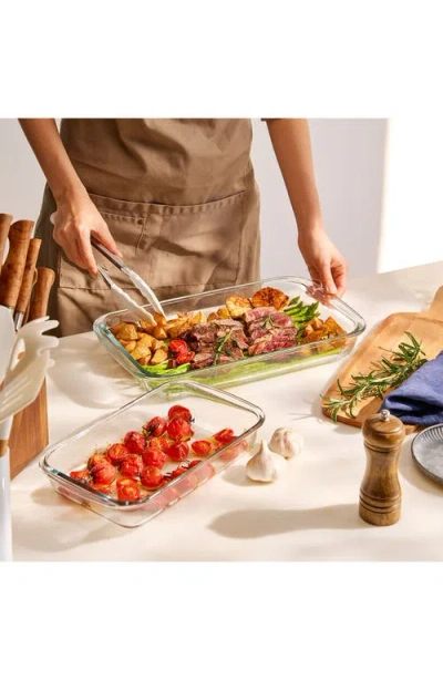 Sorbus 4-piece Deep Dish Baking Dish Set In Gray