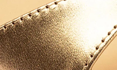 Off The Hook London Knightsbridge Block Heel Sandal In Gold