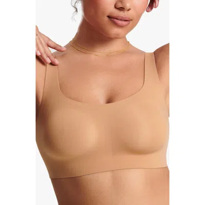 Evelyn & Bobbie The Bobbie Scoop Bra In Silver