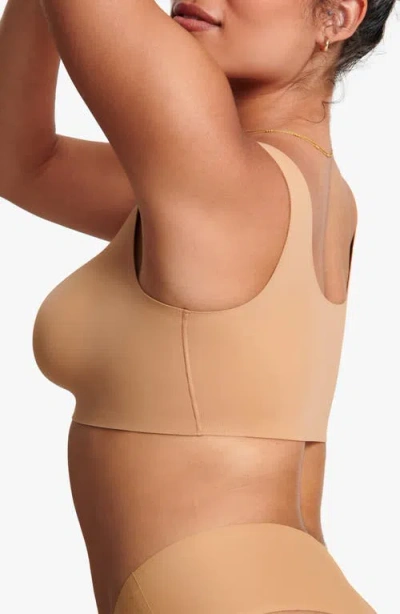 Evelyn & Bobbie The Bobbie Scoop Bra In Silver