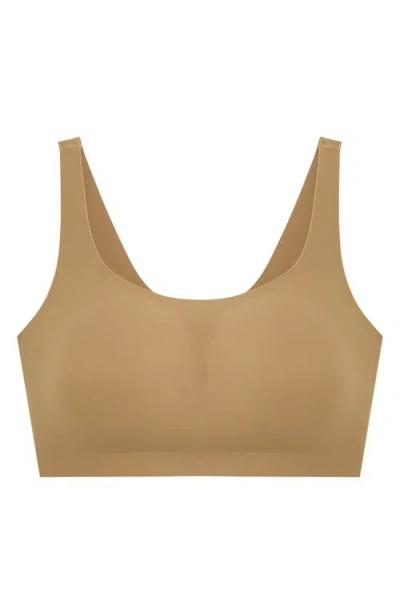 Evelyn & Bobbie The Bobbie Scoop Bra In Silver