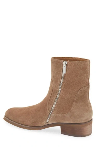 Steve Madden Jasper Zip-up Boot In Brown