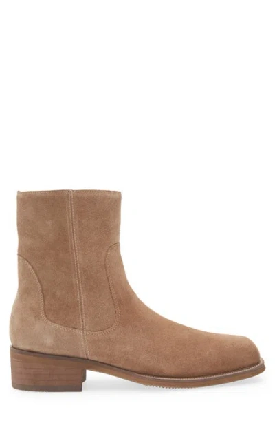 Steve Madden Jasper Zip-up Boot In Brown