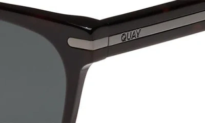 Quay Recap 46mm Small Square Sunglasses In Brown