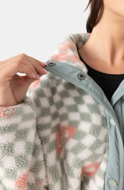 Roxy Axel Fleece Jacket In Gray