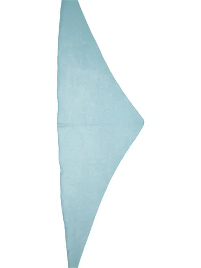 La Rose Kefia Cashmere Turchese In Blue