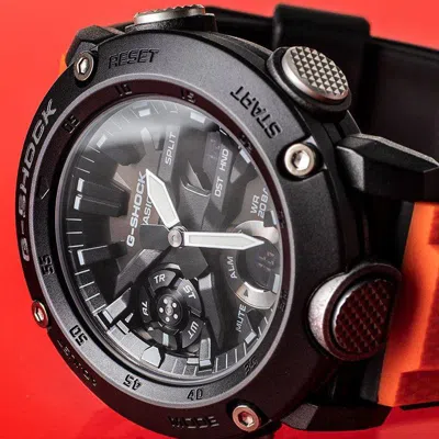 Casio G-shock Analog-digital 'red' In Black