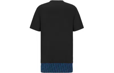Dior Oblique T-shirt 'blue'