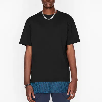 Dior Oblique T-shirt 'blue'