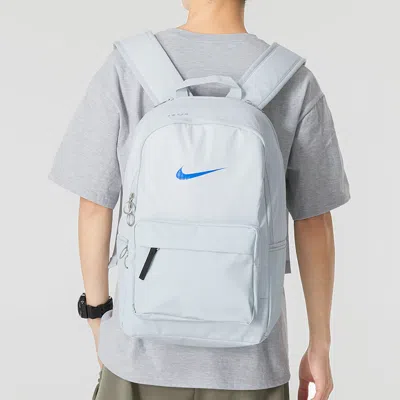 Nike Heritage Eugene Wntrzd Bkpk Student Schoolbag Casual Backpack Unisex Whitegold In Blue