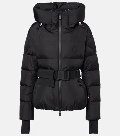 Moncler Grenoble Bouquetin Hooded Down Puffer Jacket In Black