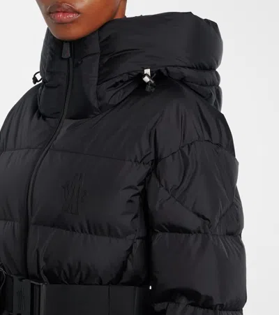 Moncler Grenoble Bouquetin Hooded Down Puffer Jacket In Black