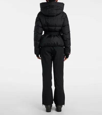 Moncler Grenoble Bouquetin Hooded Down Puffer Jacket In Black