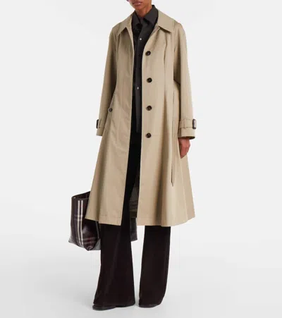 Burberry Womens Mahogany Medium Highlands Cotton-blend Tote Bag In Multi