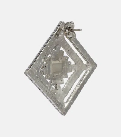 Rebecca Vallance Embellished Earrings In Metallic