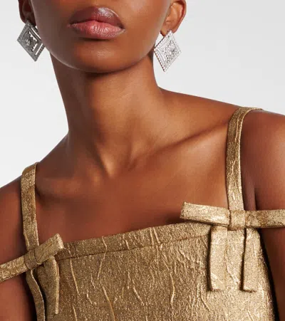 Rebecca Vallance Embellished Earrings In Metallic