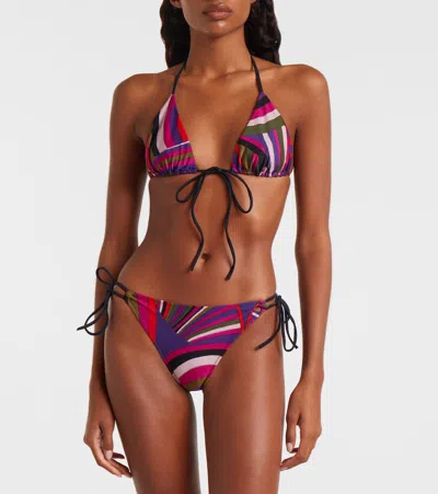 Pucci Iride Bikini Bottoms In Multi