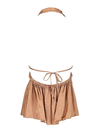 Dries Van Noten Women Halterneck Top In Brown