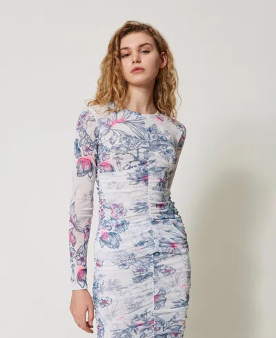 Actitude By Twinset Blouse Myfo Avec Fronce In Multi