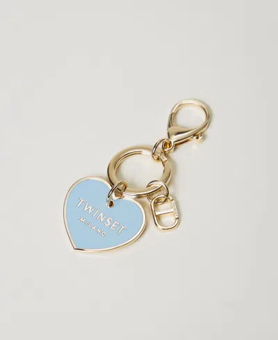 Twinset Logo-embossed Keychain In Gold