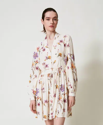 Twinset Mini Dress In Multi