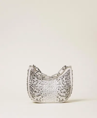 Twinset Sac « Croissant » Avec Strass