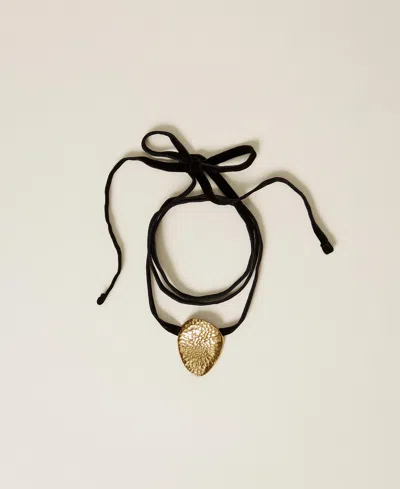 Twinset Collier Choker Avec Pendentif In Multi
