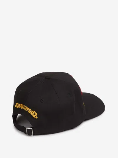 Dsquared2 Cap Maxi Logo In Black
