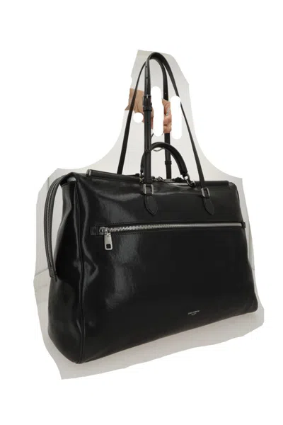 Dolce & Gabbana Versatile Leather Shoulder Bag And Straps In Black