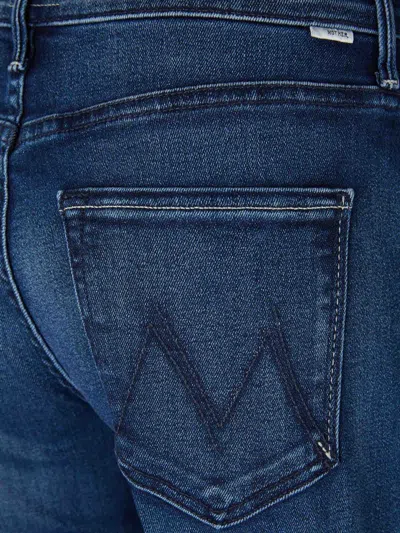 Mother Flared Jeans In Blue
