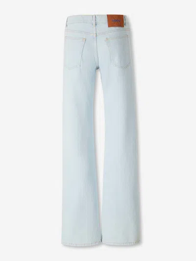Off-white Flared Jeans In Blue
