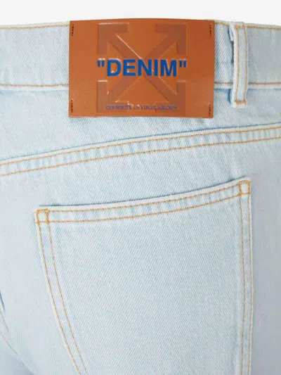 Off-white Flared Jeans In Blue