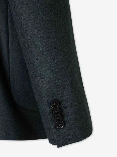 Zegna Single-breasted Suit Jacket In Green