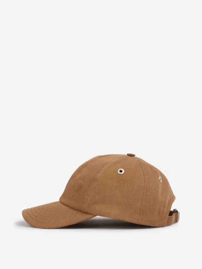 Ami Alexandre Mattiussi Ami Paris Wool Beanie In Brown