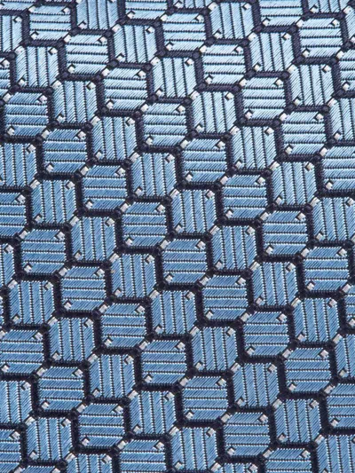 Zegna Silk Tie In Blue