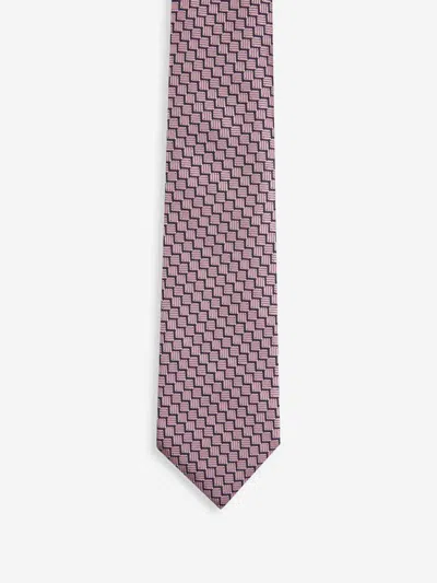 Zegna Silk Tie In Blue